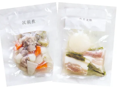 加熱済み調理素材